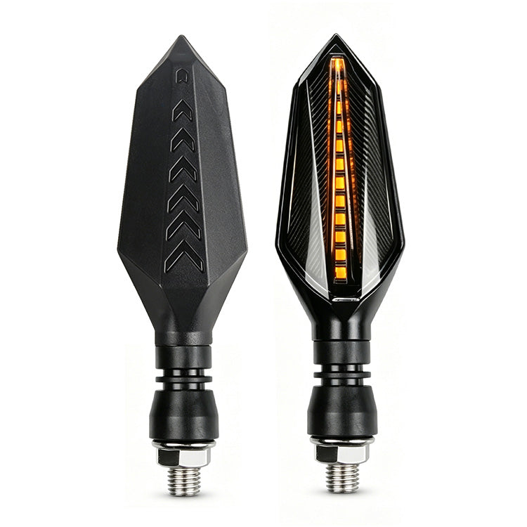 Dynamic Amber LED Turn Signals - DC12V Flowing Blinker Lights