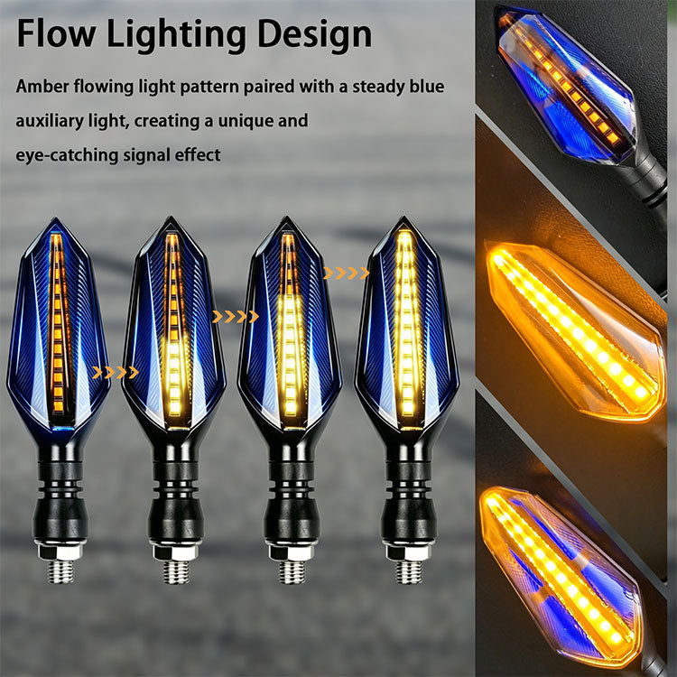 Dynamic Amber LED Turn Signals - DC12V Flowing Blinker Lights