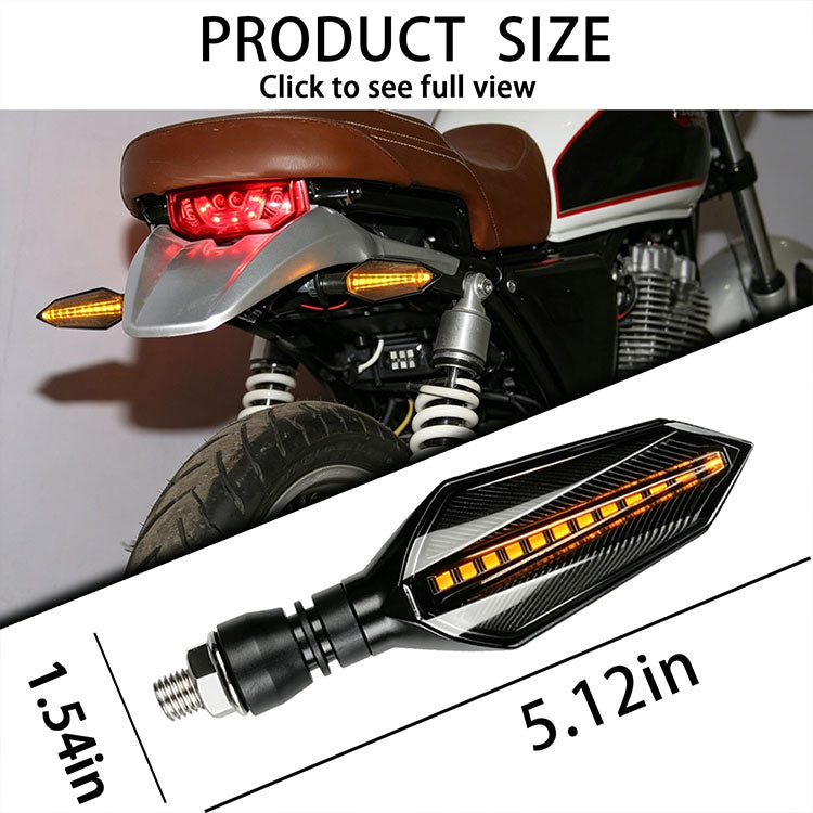 Dynamic Amber LED Turn Signals - DC12V Flowing Blinker Lights