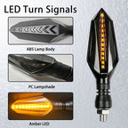 Dynamic Amber LED Turn Signals - DC12V Flowing Blinker Lights