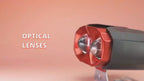 20W 2400LM 2-Lens Motorcycle Auxiliary Light - AC/DC 8-80V Spotlight